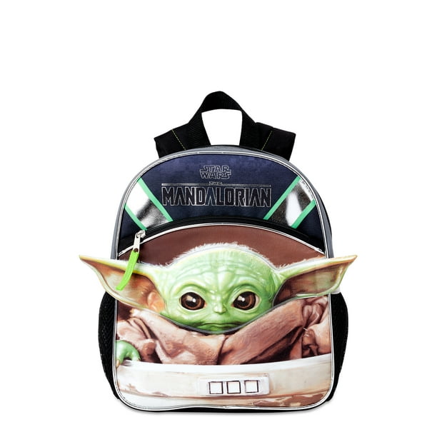 The Mandalorian Helmet Bag 3D Metallic Star Wars Backpack Kids School Travel Bag